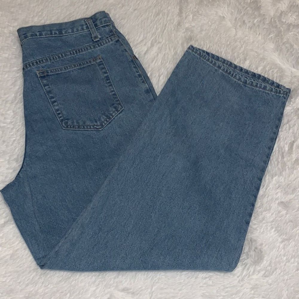 Vintage 90’s Lightwash Baggy Wide Leg Streetwear Jeans Women’s Size 14